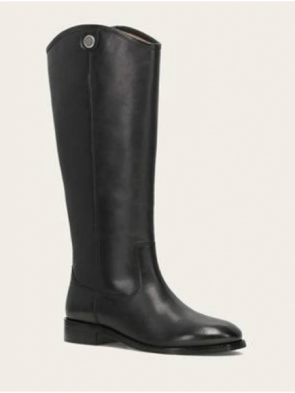 Frye Black MELISSA BUTTON 2 WIDE CALF